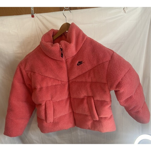 fuzzy nike jacket womens